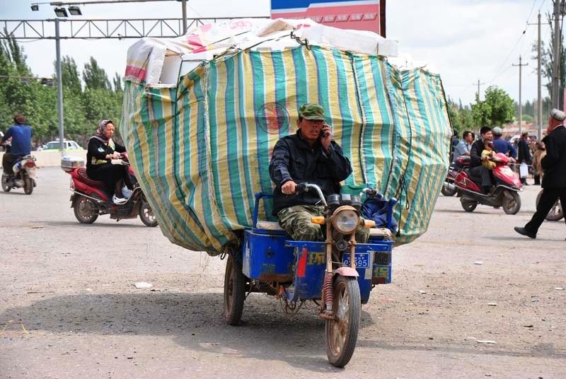 ein Kleintransporter